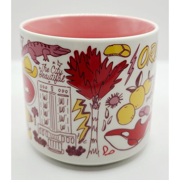 Starbucks Been There Series Orlando Mug 14 Oz Collectible Ceramic Cup NWT - Picture 4 of 8